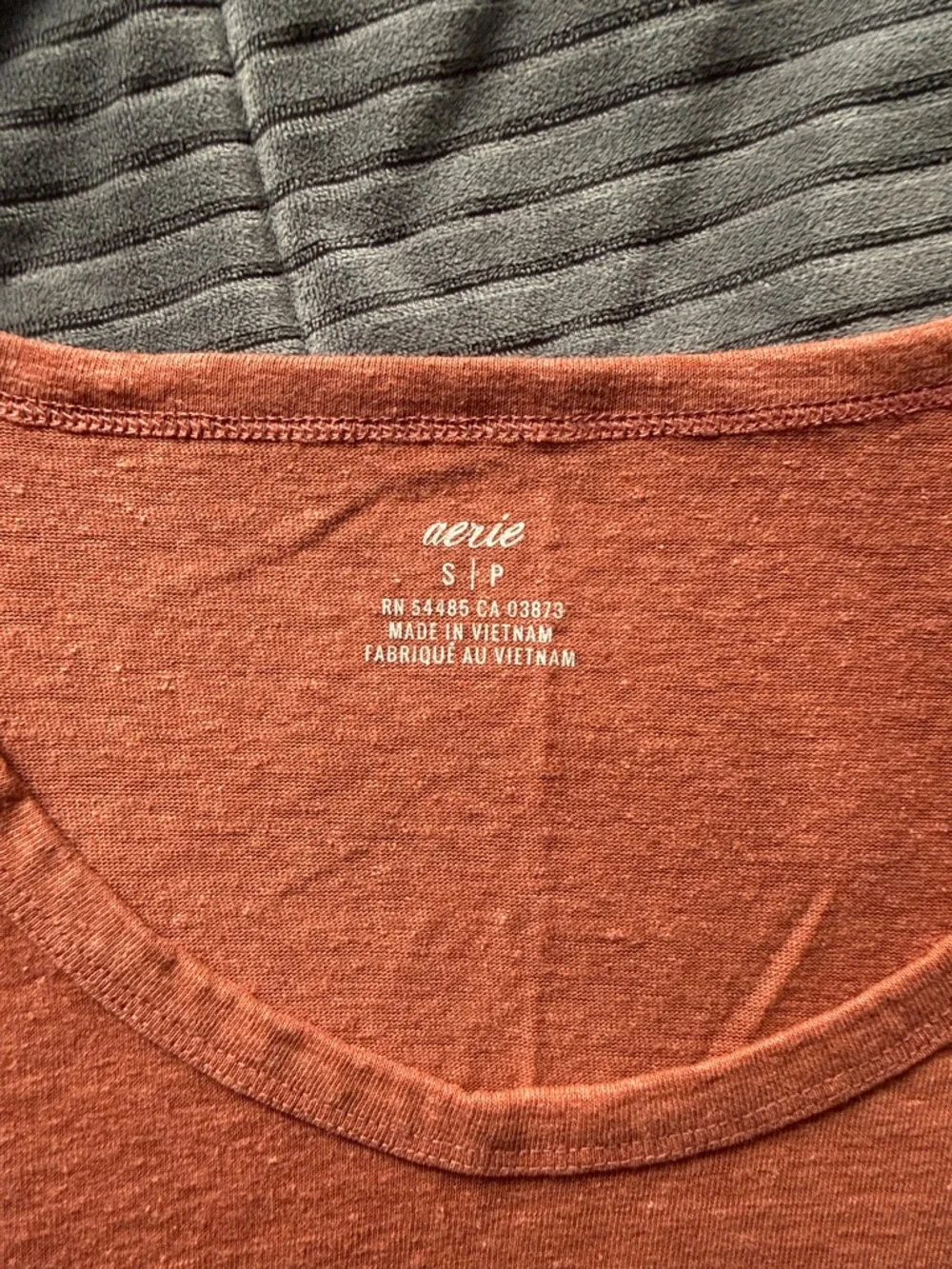 aerie Sleeveless Tank Dress in Rust - Picture 2 of 3